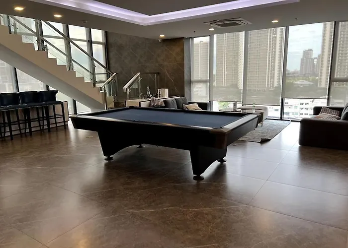 High Skyview With Desk Pool Gym Mrt 200m Banguecoque