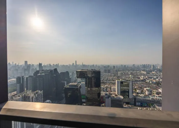 High Skyview With Desk Pool Gym Mrt 200m Apartamento *