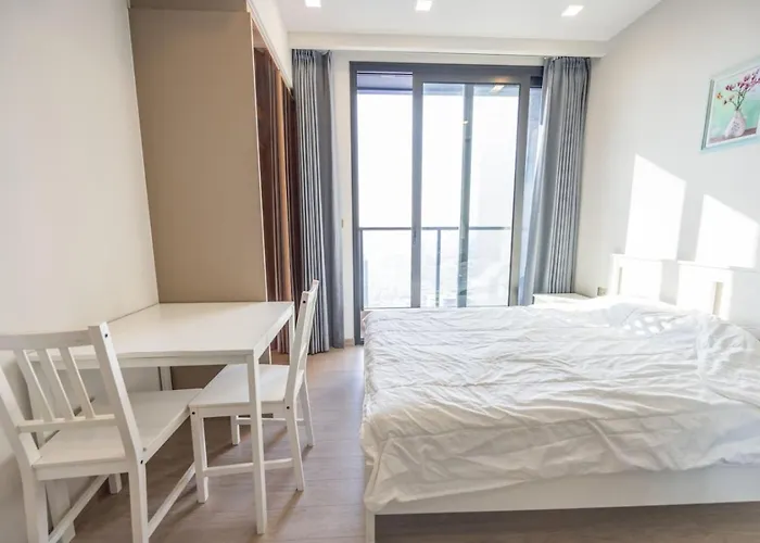 High Skyview With Desk Pool Gym Mrt 200m Apartamento