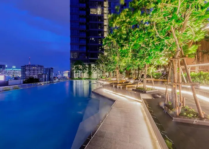 High Skyview With Desk Pool Gym Mrt 200m Banguecoque